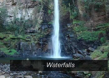 A variety of beautiful waterfalls in the Lowveld, Mpumalanga